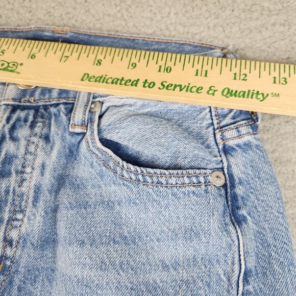 Aeropostale High Waist 90's Baggy Jeans Jr's 00 Ripped Button Fly Grunge Pants - Picture 5 of 11